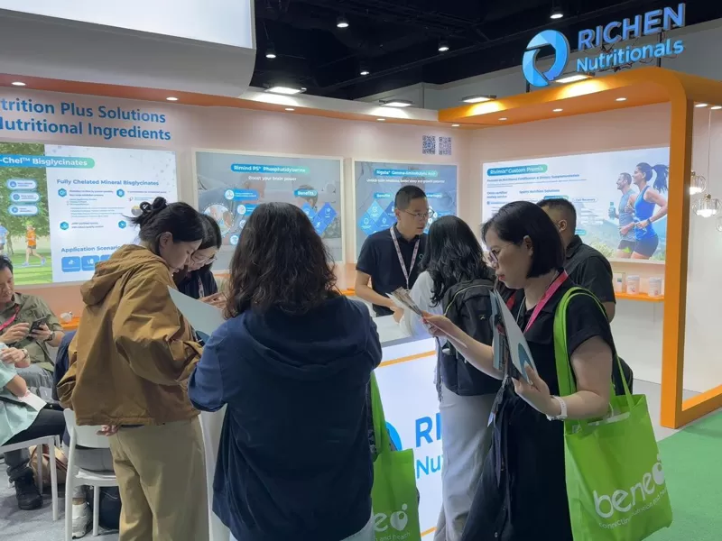 Richen Showcases Vitamin & Mineral Nutrition Innovations at Vitafoods Asia 2025