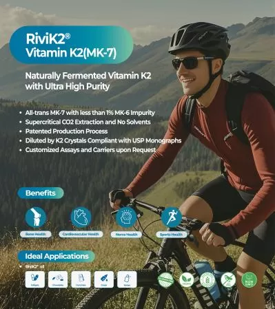 rivik2 vitamin k2 a naturally fermented k2 with benchmark purity and stable potency
